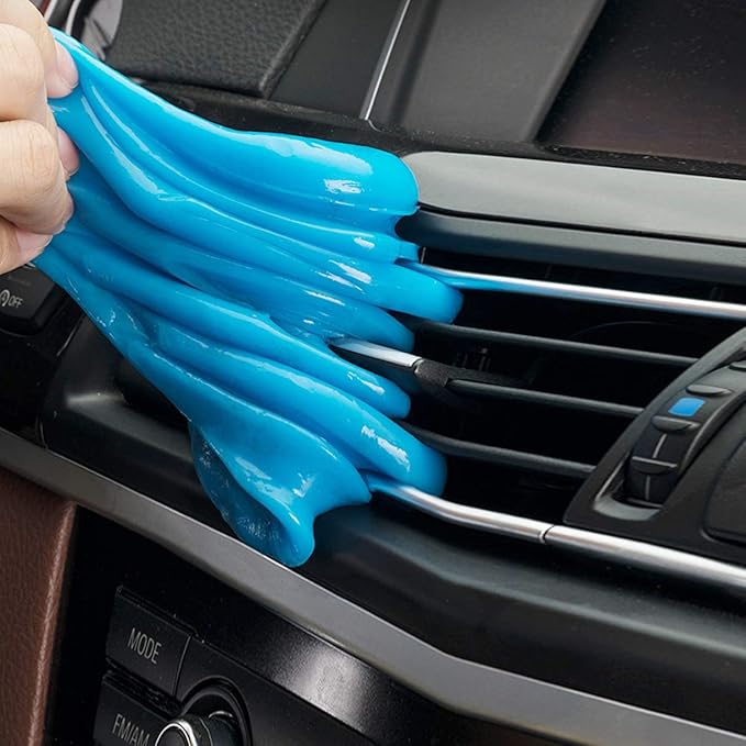 Car Cleaning Gel for Ford Bronco 2021 2022 2023 2024 2025, 200g × 2 Pack Car Interior Cleaner Slime, Auto Detailing Tools, Auto Dust Car Crevice Cleaner