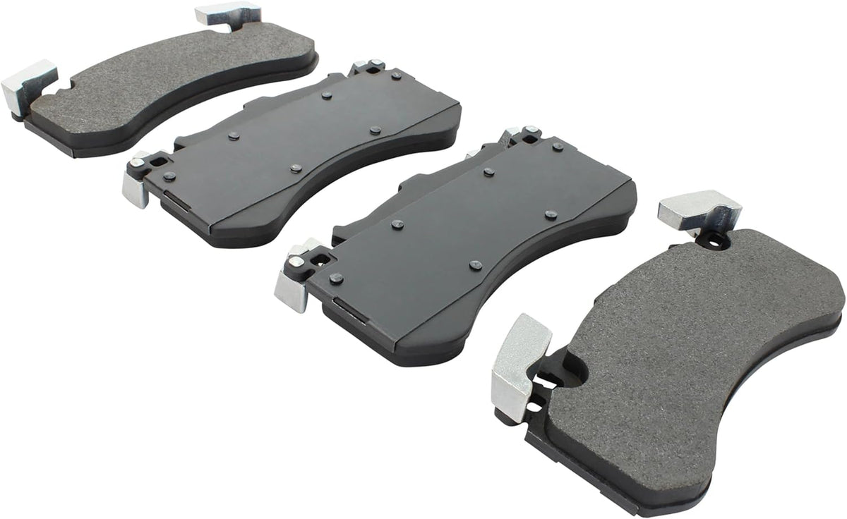 Premium Semi-Metallic Front Brake Pads (1001-1575M) Compatible with Audi A6 Quattro 2013, A7 Quattro 2018-2016, A8 Quattro 2016-2012, S6 2018-2013, S7 2018-2013, S8 2018-2013