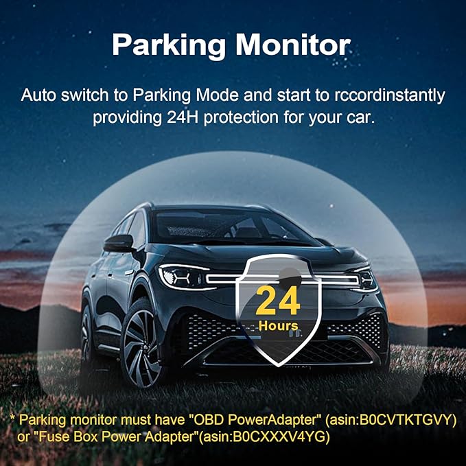 Mangoal Front 4K & Rear 1080P Dash Cam fit for Ford F150 2018-2026 F250/F350/F450 Super Duty 2020-2026 XLT Lariat King Ranch Raptor Limited Platinum (Model A), Free App & WiFi, GPS, 128GB Card