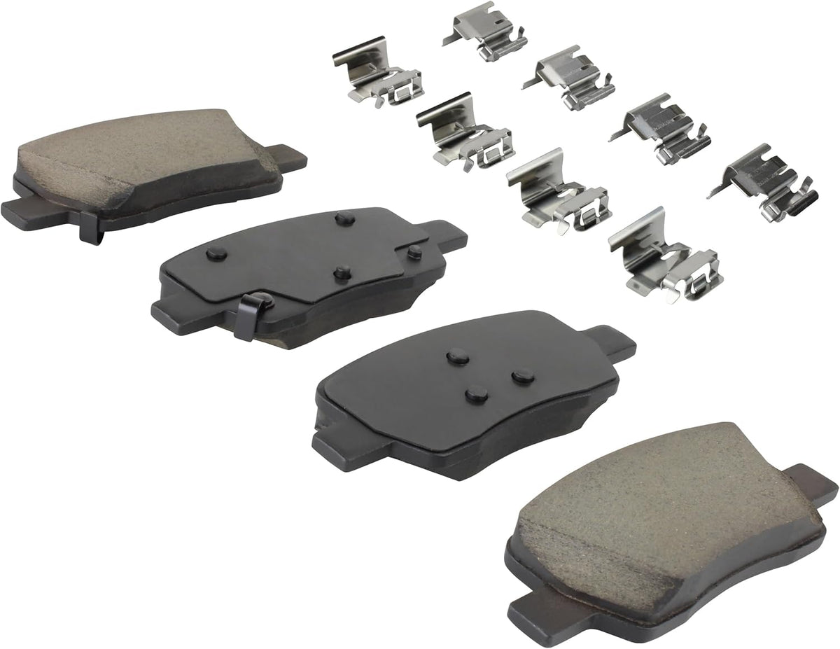 Premium Ceramic Rear Brake Pads (1001-2381C) Compatible with Hyundai Santa Cruz 2022-2025, Hyundai Santa Fe 2021-2024, Kia Carnival 2022-2024, Kia Sorento 2021-2024