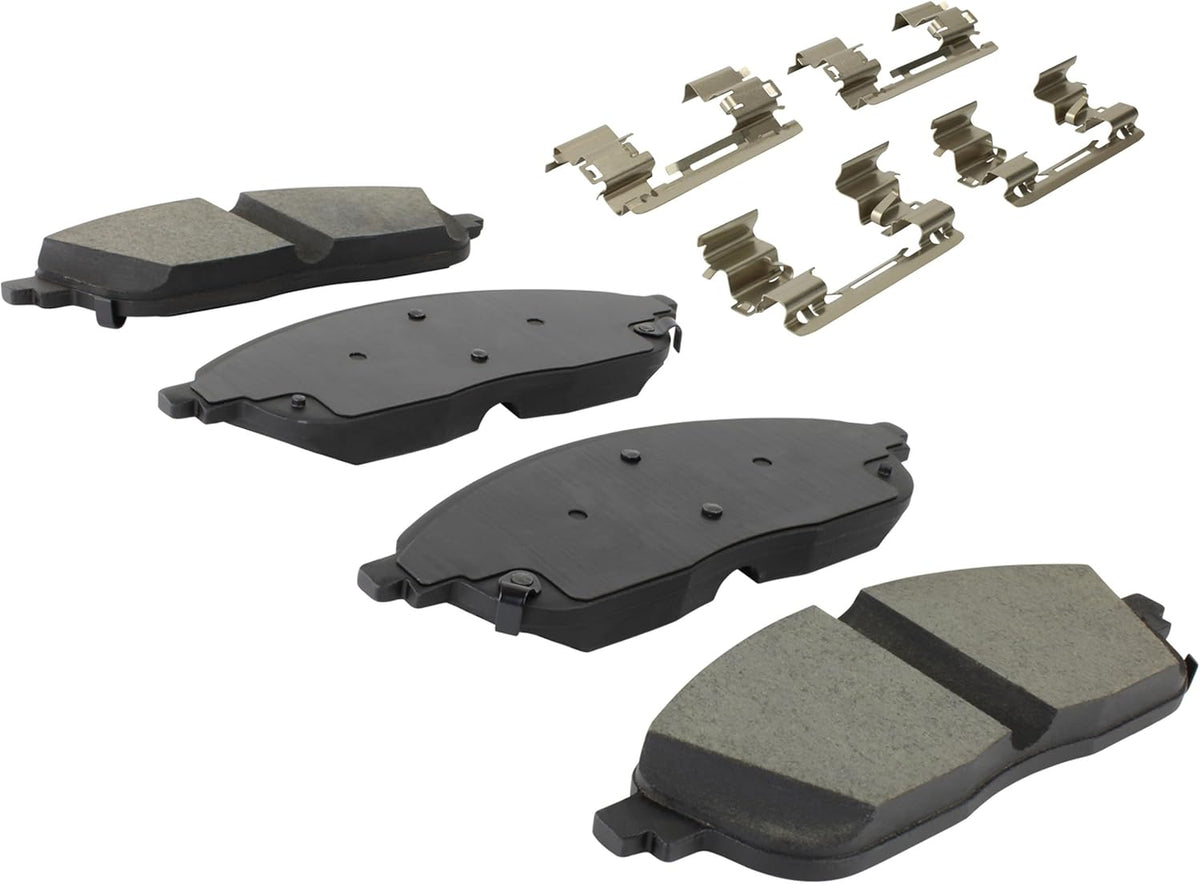 Premium Ceramic Front Brake Pads (1001-2436C) Compatible with Jeep Grand Cherokee 2022-2024, Jeep Grand Cherokee L 2021-2024