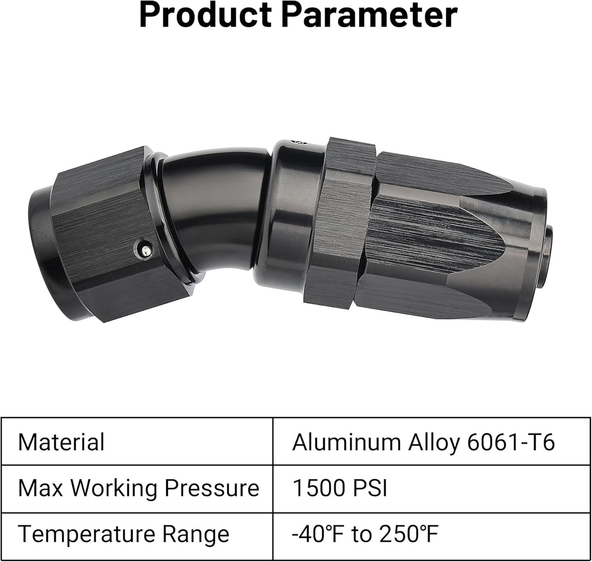 EVIL ENERGY 8AN 30 Degree One Piece Full Flow Hose End Fitting Swivel For CPE Braided Hose