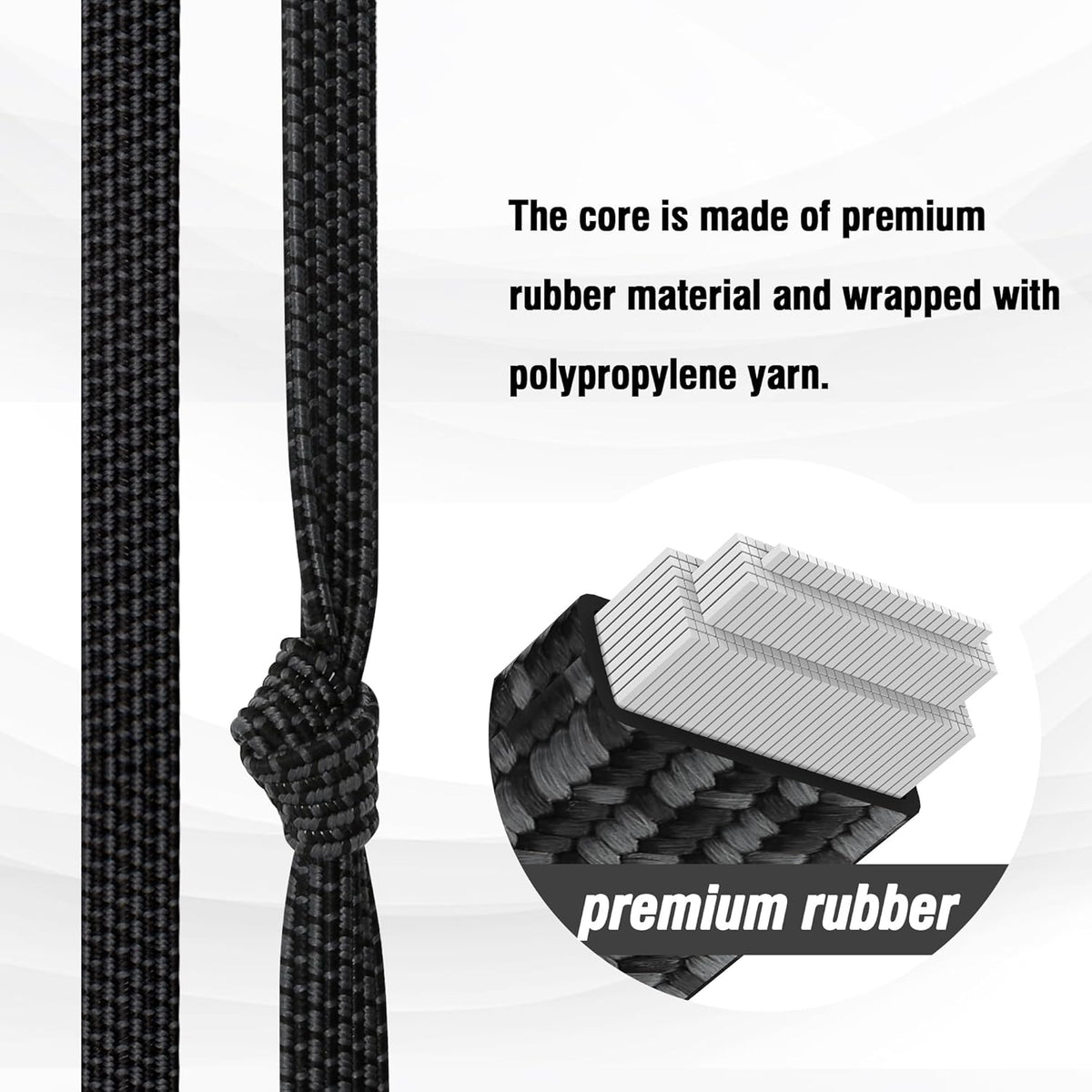 Bungee Cords with Hooks Heavy Duty, Flat Adjustable Bungee Cords with Hooks 80 Inch, Rubber Black Bungee Straps with Buckle Hooks for Outdoor, Camping, Tarps, Bike Rack, Tent, Truck, 4 Pack