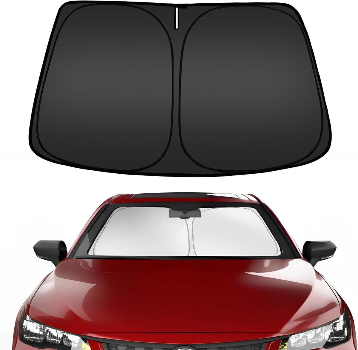 ARISMOTOR Windshield Sun Shade for Toyota Camry LE XLE Hybrid SE XSE Sedan 2018-2024, Custom Fit Foldable Front Window Sunshade Sun Visor Protector, Block UV Rays Keep Your Car Cooler