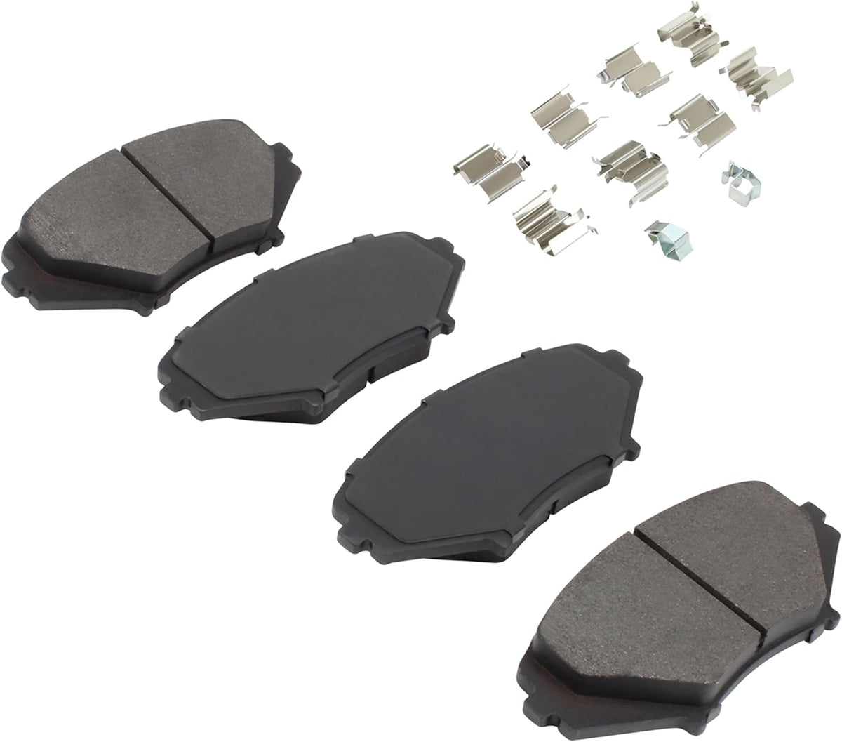 Premium Semi-Metallic Front Brake Pads (1001-1009M) Compatible with Mazda RX-8 2004-2011