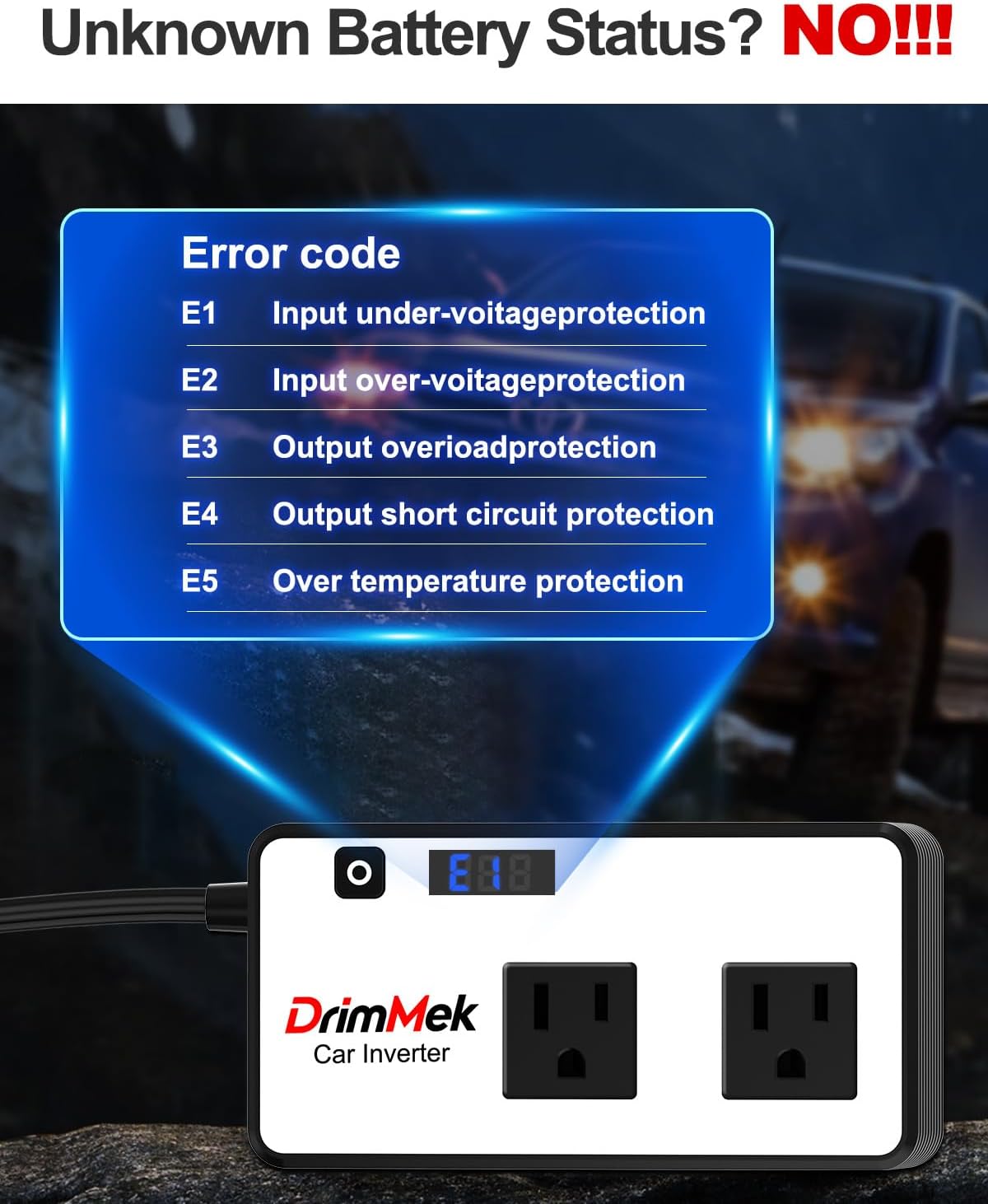 200W Car Power Inverter, Car Plug in Adapter Outlet DC Inverter 12V to 110V AC with 24W USB-C & USB-A Dual AC Outlet, PD/QC Fast Car Charger for Laptop, Vehicles, Road Trip Essentials, Camping