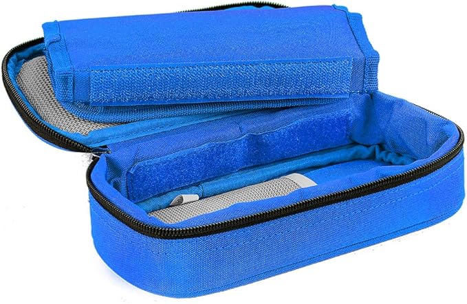 YOUSHARES Insulin Cooler Travel Case - Medication Diabetic Insulated Organizer Portable Cooling Bag for Insulin Pen and Diabetic Supplies with 2 Cooler Ice Pack