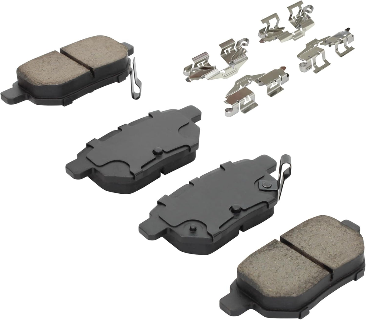 Premium Ceramic Front Brake Pads (1001-1354C) Compatible with Pontiac Vibe 2009-2010, Scion tC 2011-2016, Scion xB 2008-2015, Toyota Matrix 2009-2013, Toyota Yaris 2012-2018