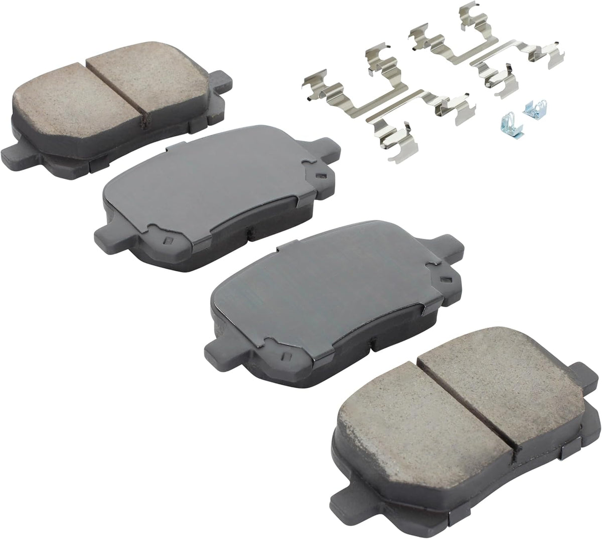 Premium Ceramic Front Brake Pads (1001-0707C) Compatible with Lexus ES300 1997-2001, Lexus RX300 1999-2001, Toyota Avalon 1998-2004, Toyota Camry 1997-2001, Toyota Solara 1999-2003