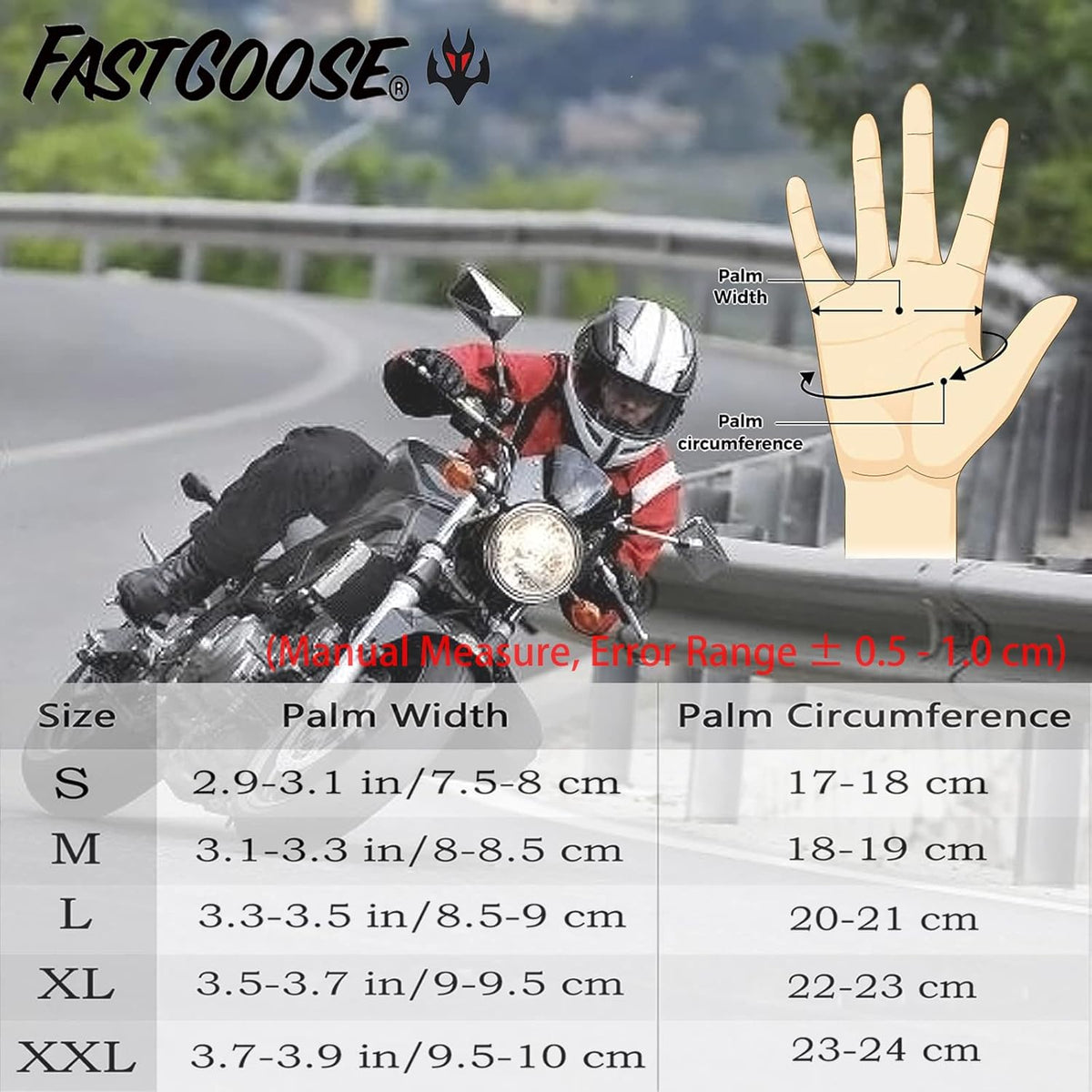 Dirt Bike Motorcycle Gloves - Motocross, Motorbike & ATV Off Road Racing Sports Cycling Gloves