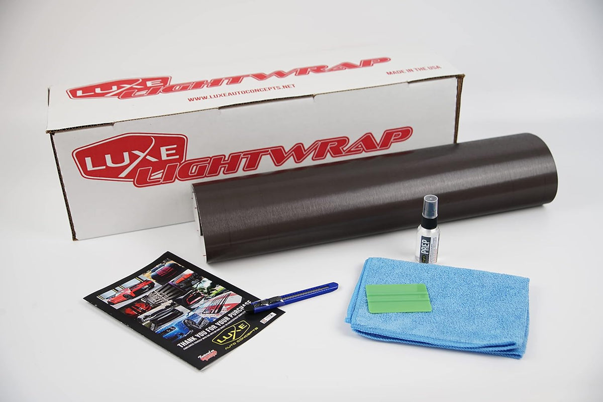 Luxe LightWrap Mid Metal Universal Headlight Tail Light Tint Kit (20” x 1 Yard)