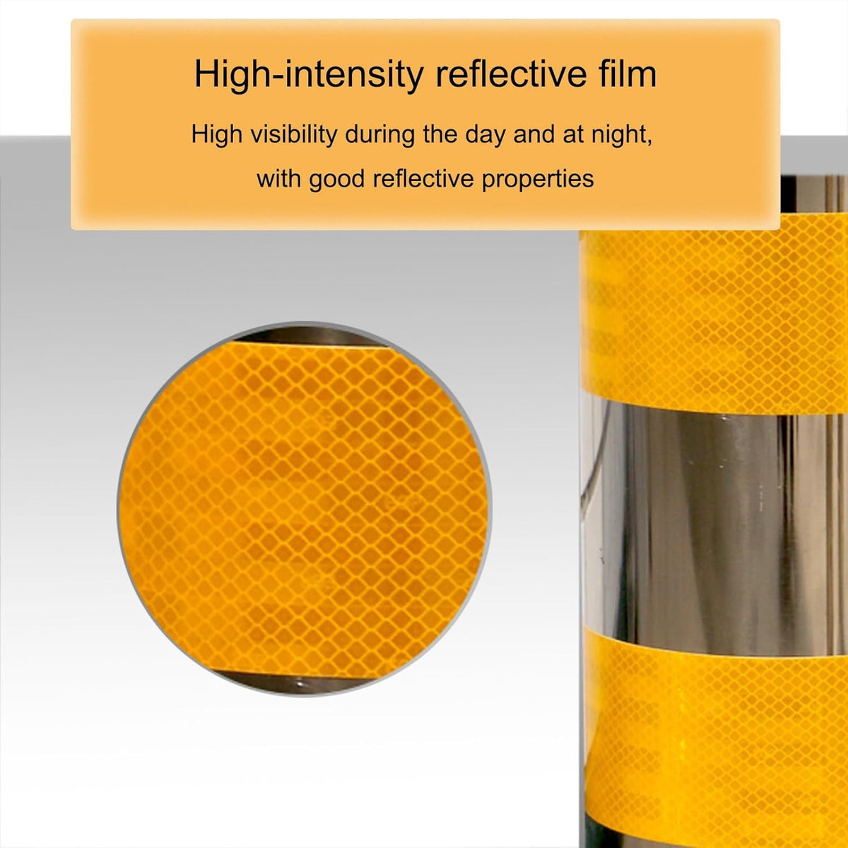 Safety Barrier Bollard, Steel Car Parking Protection Posts, Caution Cones, Driveway Barrier, Parking Stopper for Garage, Perfect for Traffic-Sensitive Area(Yellow (1PCS))