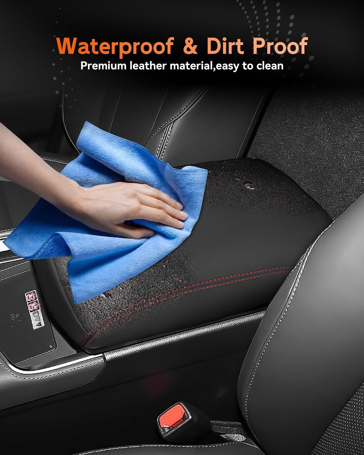 CDEFG for 2024 2025 Lexus GX 550 Center Console Cover Armrest Box Cover for GX550 (Premium, Premium Plus, Luxury, Luxury Plus, Overtrail, Overtrail Plus) Accessories Console Arm Rest Protector
