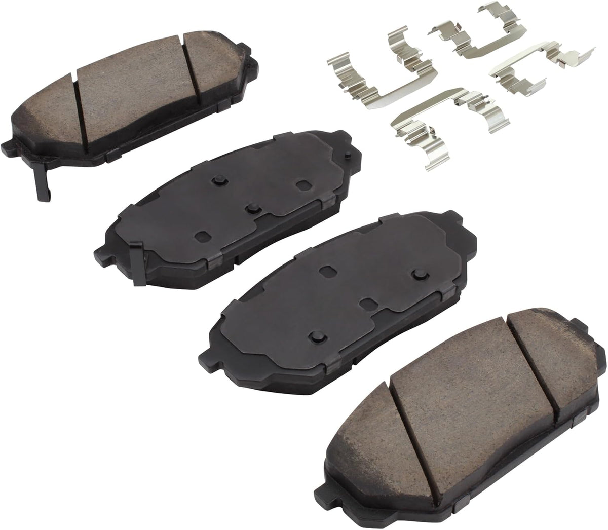 Premium Ceramic Front Brake Pads (1001-1301C) Compatible with Hyundai Veracruz 2007-2012