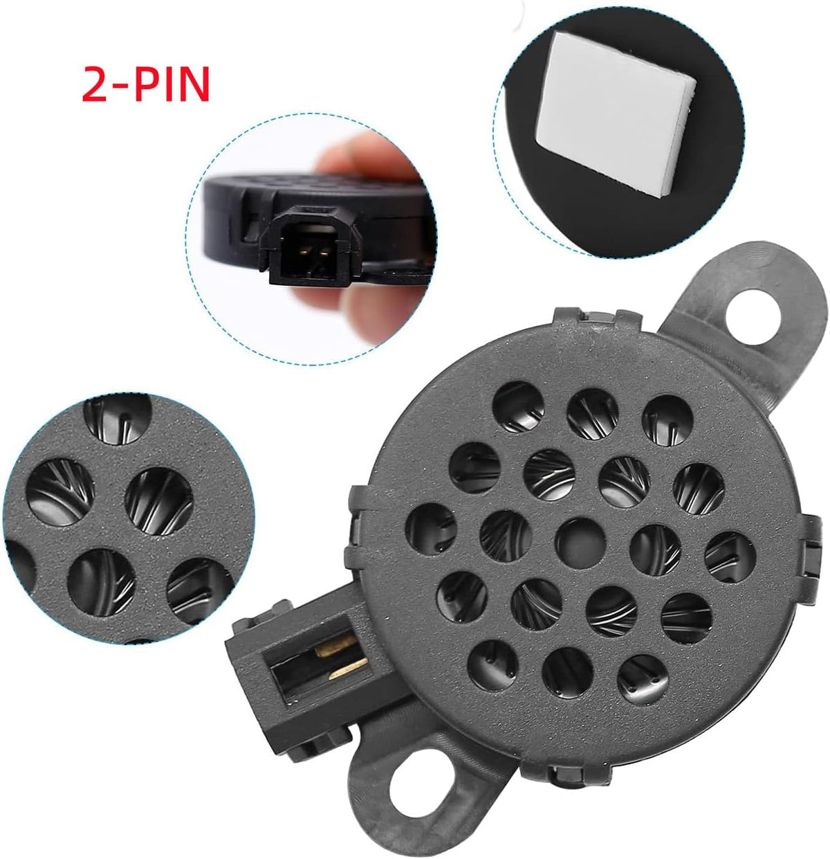 4L1Z-15K864-A Parking Aid System Speaker Buzzer Parking Aid Warning Sensor Speaker Replacement for Ford F250 350 450 550 Escape Expedition Explorer Flex Taurus Lincoln Navigator MKS 4L1Z15K864A