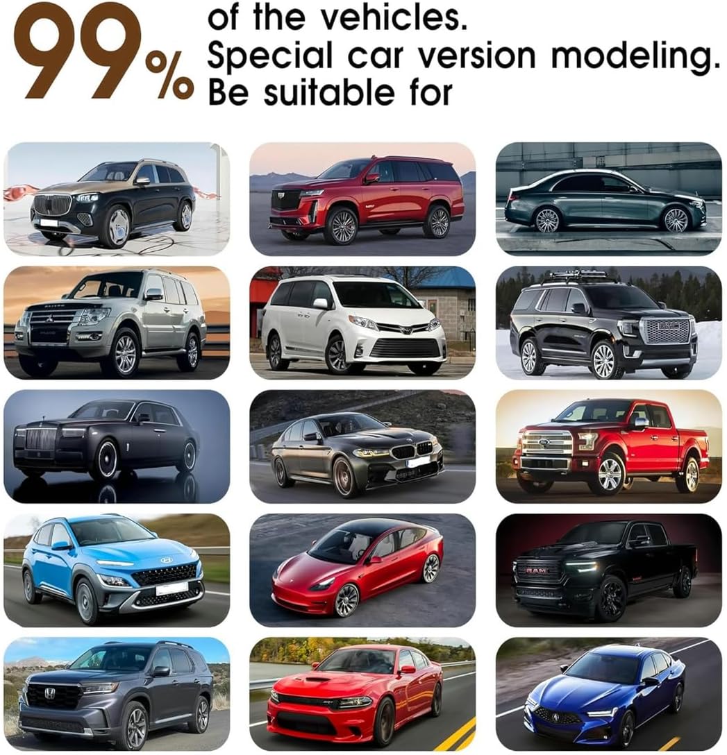 Custom Personalized Floor Mats for Cars，Luxury Full Coverage All Car Floor Mats，Anti-Slip Leather Car Mat Set ，Custom Floor Mats for 99% of Cars, Trucks & SUVs. (Grey and Black)