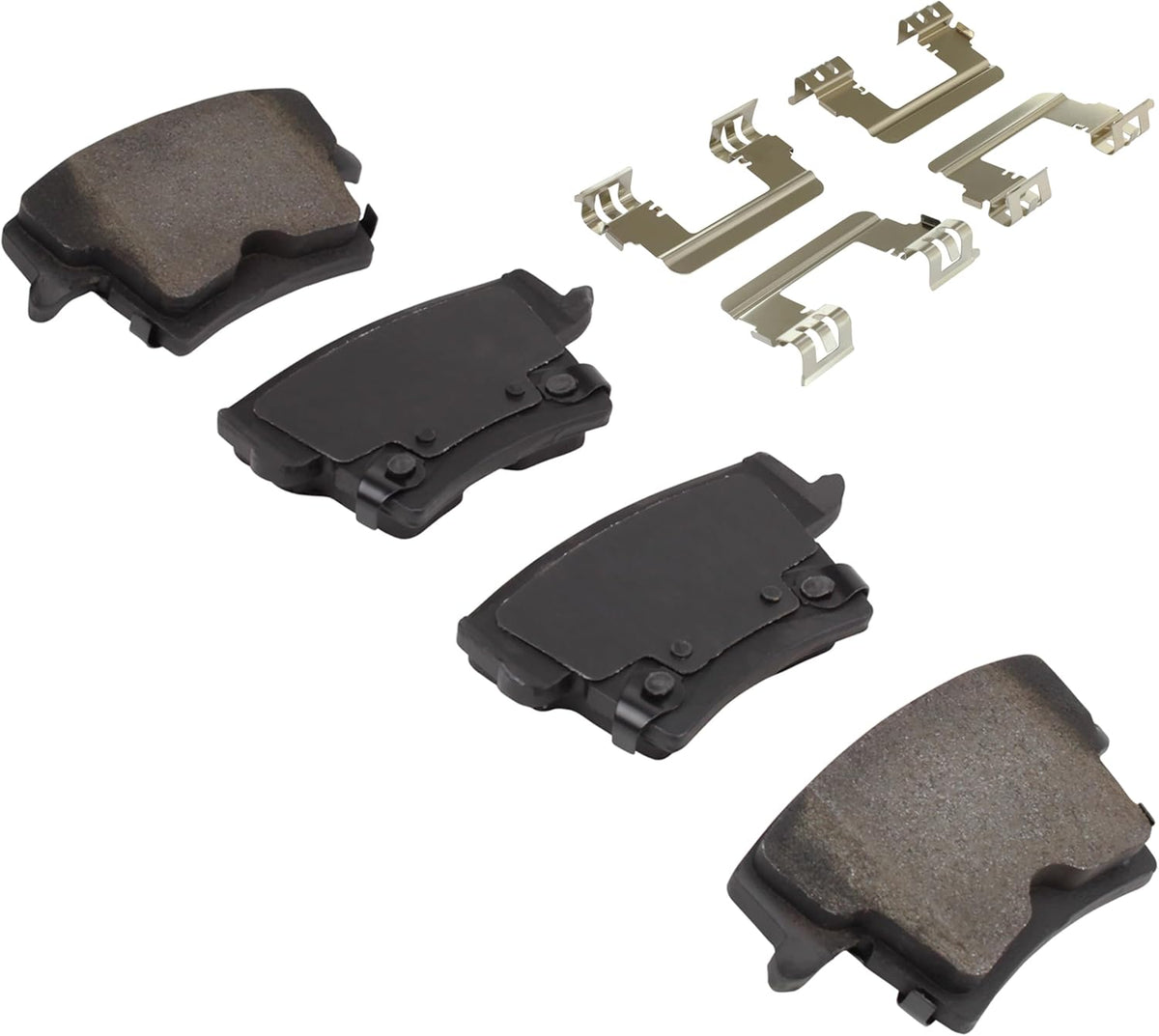 Premium Semi-Metallic Rear Brake Pads (1001-1057AM) Compatible with Chrysler 300 2014-2016, Dodge Charger 2006-2013, Dodge Magnum 2006-2008