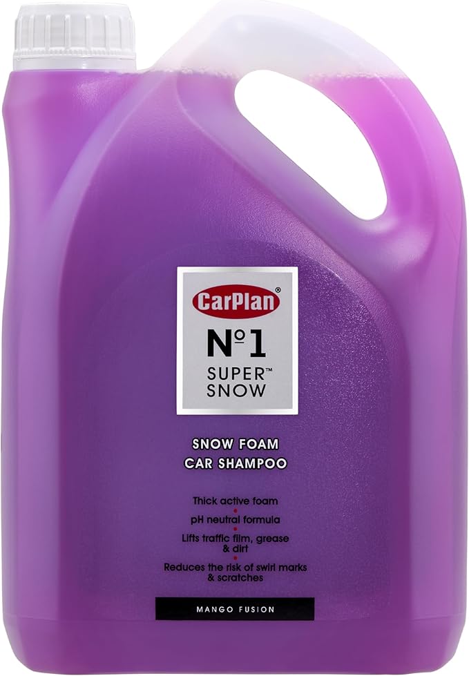 CarPlan No.1 Super Snow Car Shampoo, 69 Fl Oz