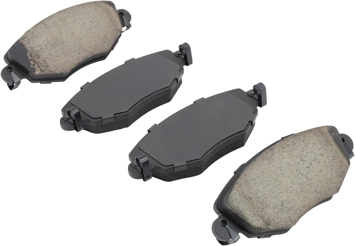 Premium Ceramic Front Brake Pads (1001-0910C) Compatible with Ford Mondeo 2001-2004, Jaguar X-Type 2001-2008