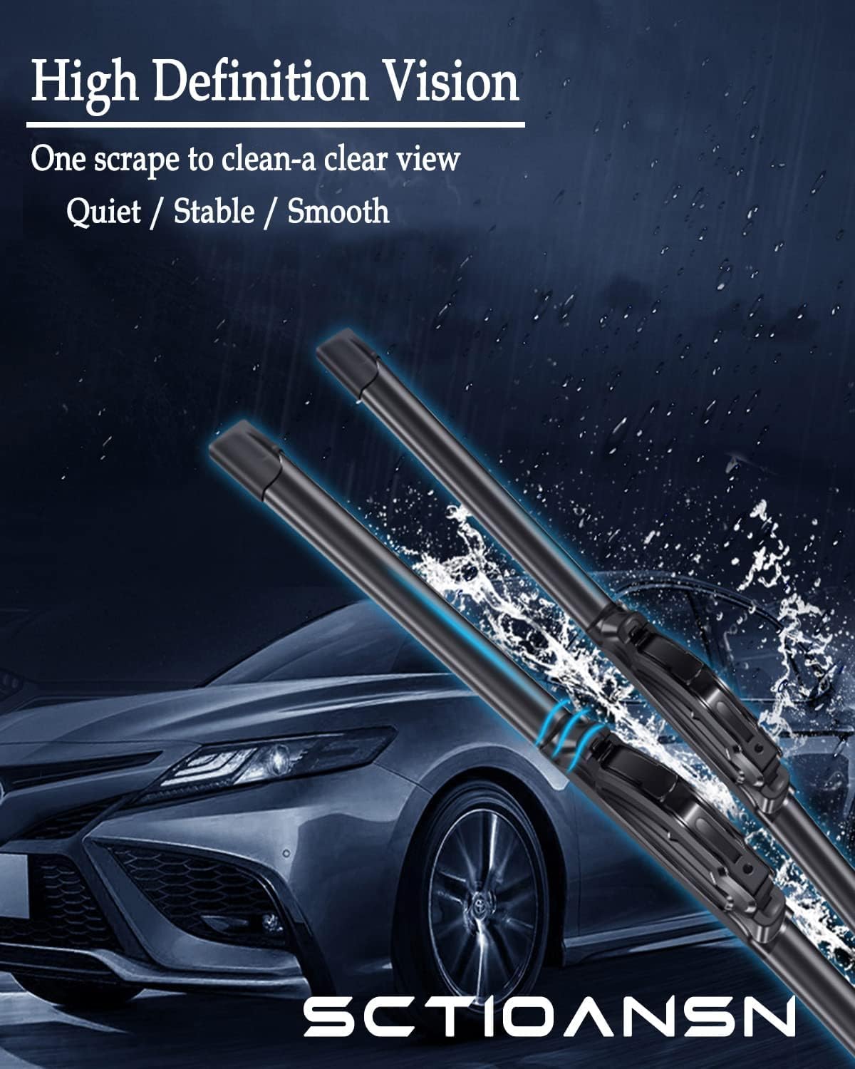 3Pcs Windshield Wiper Blades for Honda CR-V CRV 2012 2013 2014 2015 2016, Original Equipment Automotive Replacement Windshield Wiper Blades for My Car- 26"/16"/13T" (Pack of 3) J- HOOK