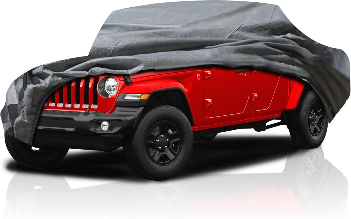 USCarCover 5 Layer All Weather Protection, Breathable Car Cover for Jeep Gladiator 2020-2025 Truck Pollution, Dust, Sun, Snow, Rain