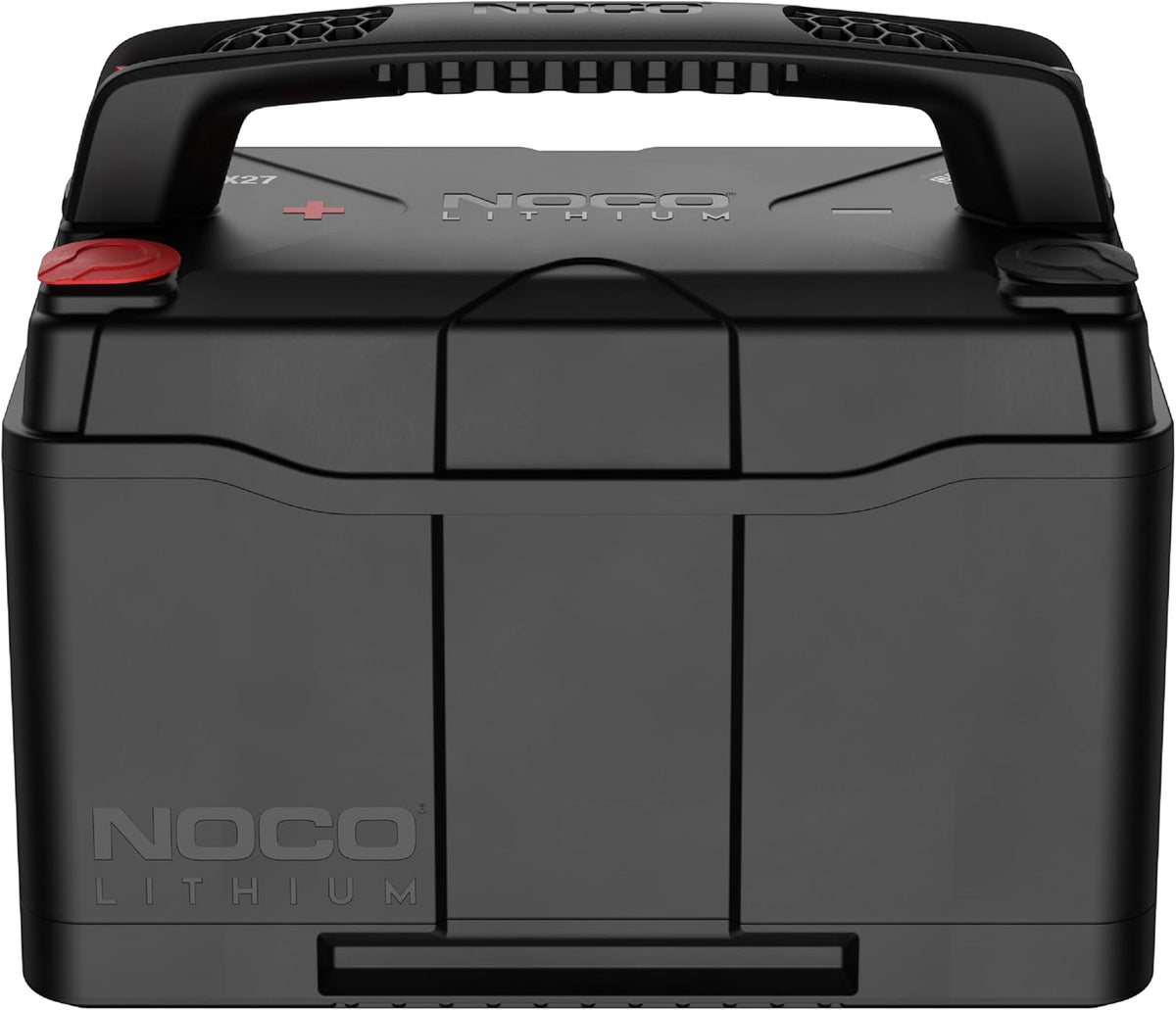 NOCO Lithium NLX27: 12V Dual-Purpose LiFePO4 Lithium-Ion Battery - 100Ah Deep-Cycle and 1400A Group 27 Starter Battery - UL Listed - Built-In Dynamic BMS
