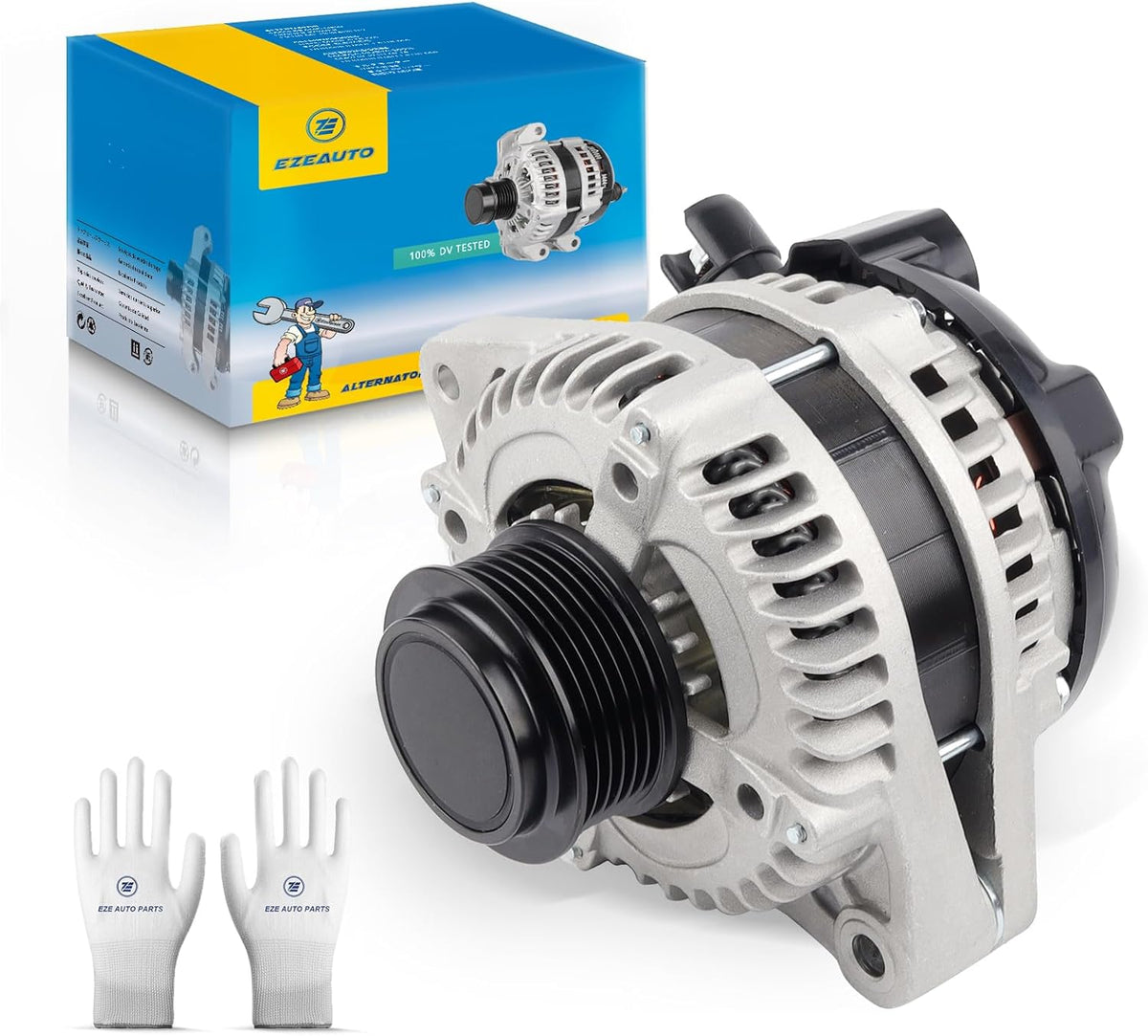 Ezexpreze Alternator Fit for Honda Odyssey 3.5L V6 2014-2017,130Amp CW,OE#11775 31100-RV0-A11 400-52718R