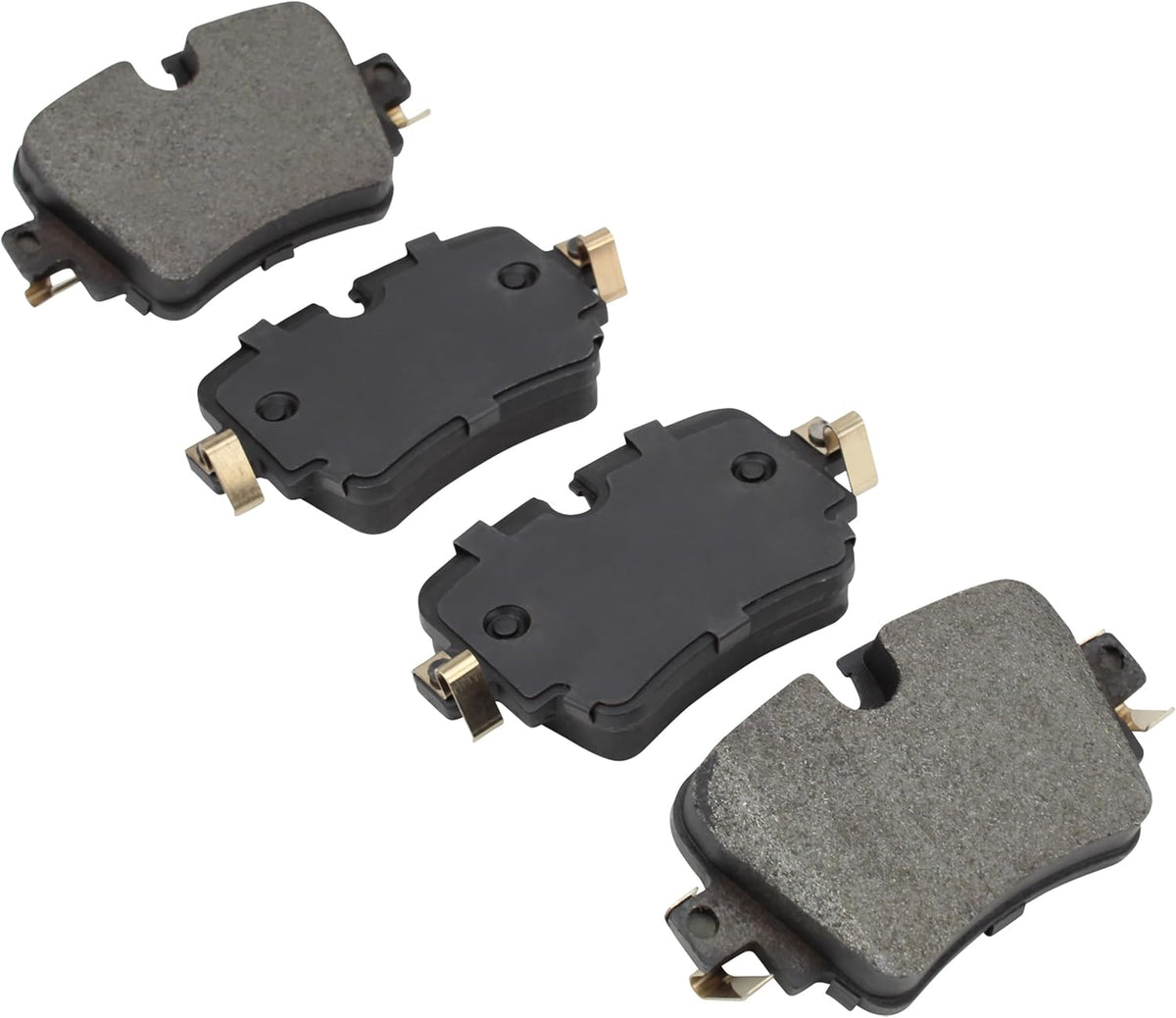 Premium Ceramic Rear Brake Pads (1001-1752C) Compatible with Jaguar F-Type 2014-2021, Jaguar XJ 2016-2019