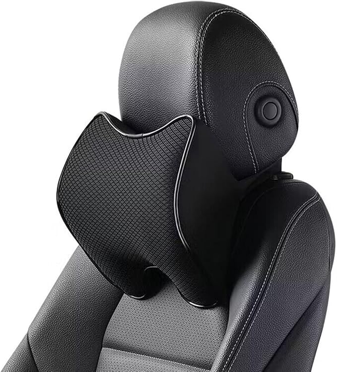Car Neck Support Pillow,Car Neck Pillow for Relieving Neck Fatigue 100% Soft Memory Foam,Ergonomic Design