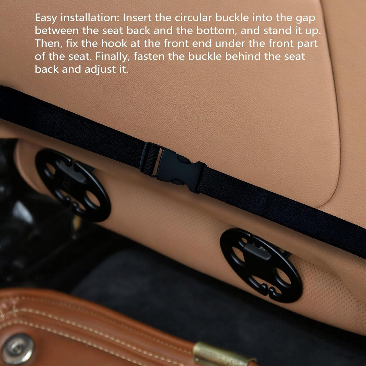 Leather Bottom Car Seat Covers,Front Seat Only Black Ice Silk Car Seat Cushion Pad Mat,Ventilated Breathable,Car Seat Protector for Leather Seats (1 Pack Black)