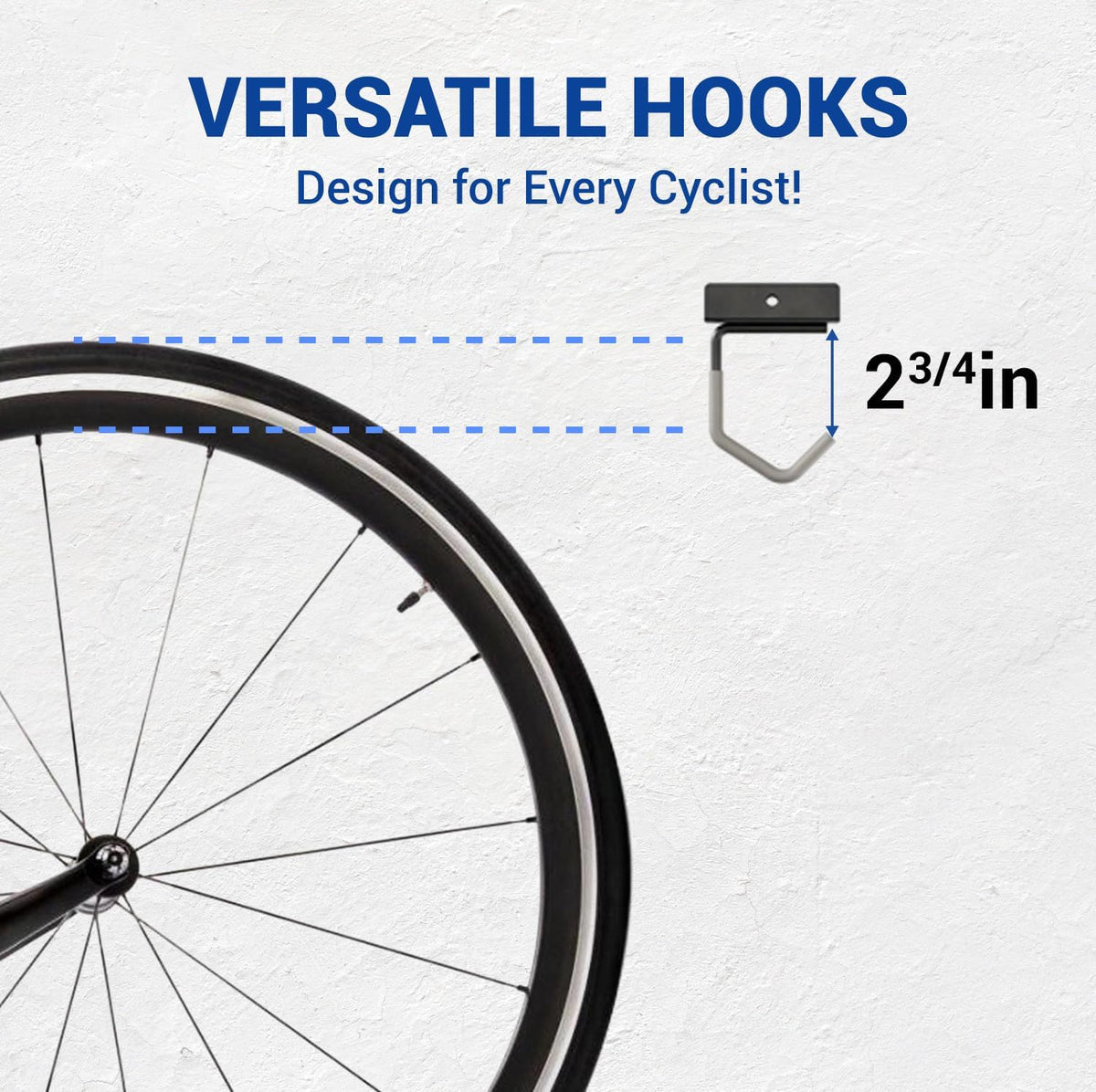 Yes4All Freestanding Bike Storage Rack, 300 Lbs 5 Levels Sturdy Steel Vertical Bike Rack, Bike Racks for Home and Garage Organizer, Indoor/Outdoor Bike Storage Rack