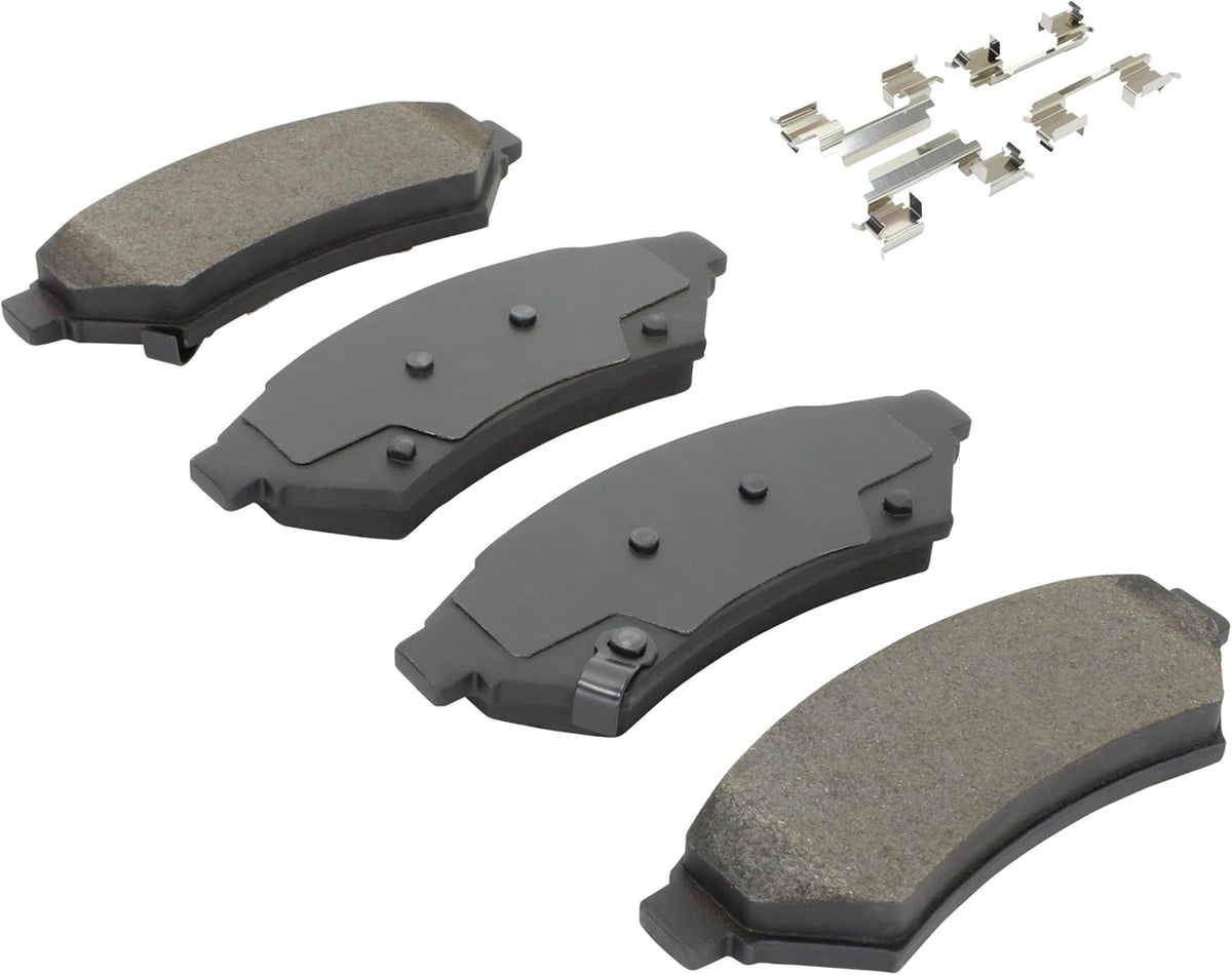 Premium Ceramic Front Brake Pads (1001-1075C) Compatible with 2005-2017 Buick/Chevrolet/Mobility Ventures/Pontiac (Allure/Grand Prix/LaCrosse/Montana/MV-1/Relay/Terraza/Uplander & More)