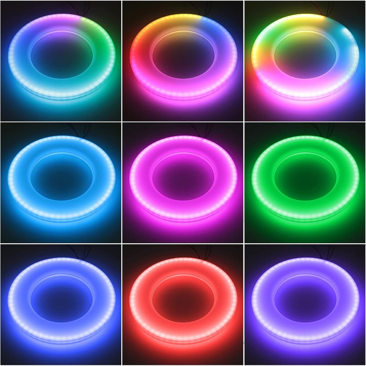 Dreamcolor Door Horn Light*1(5.9inch+ line 19inch*1), which fit for dreamcolor Main Controller Connects and sub-Controller kit (not Including), Not Applicable dreamcolor 5 in 1(Single Controller)