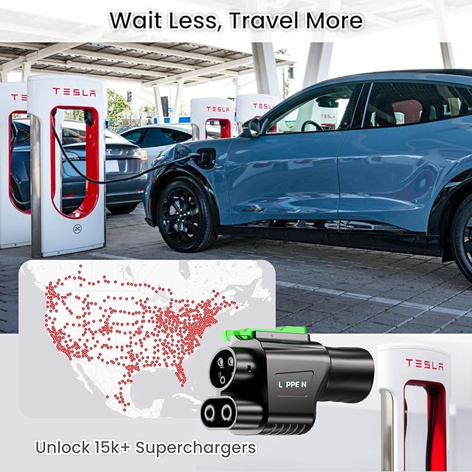 NACS to CCS Adapter, TSL DC Charging Station Adapter for Ford R1V1AN GM V0LV0 M-Benz Air Ariya Prologue,TSL to CCS Adapter DC Fast Charging,Fast Charge CCS1 EV Battery at TSL Super Chargers