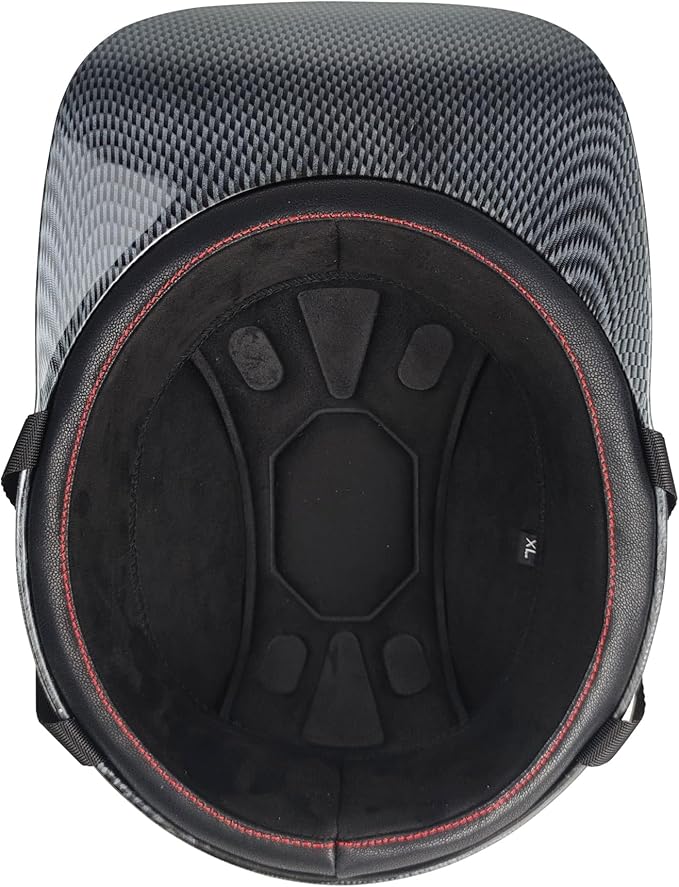 Adult Unisex Black Half Motorcycle Helmet, DOT Approved, for Chopper Moped Scooter Motorbike Electric