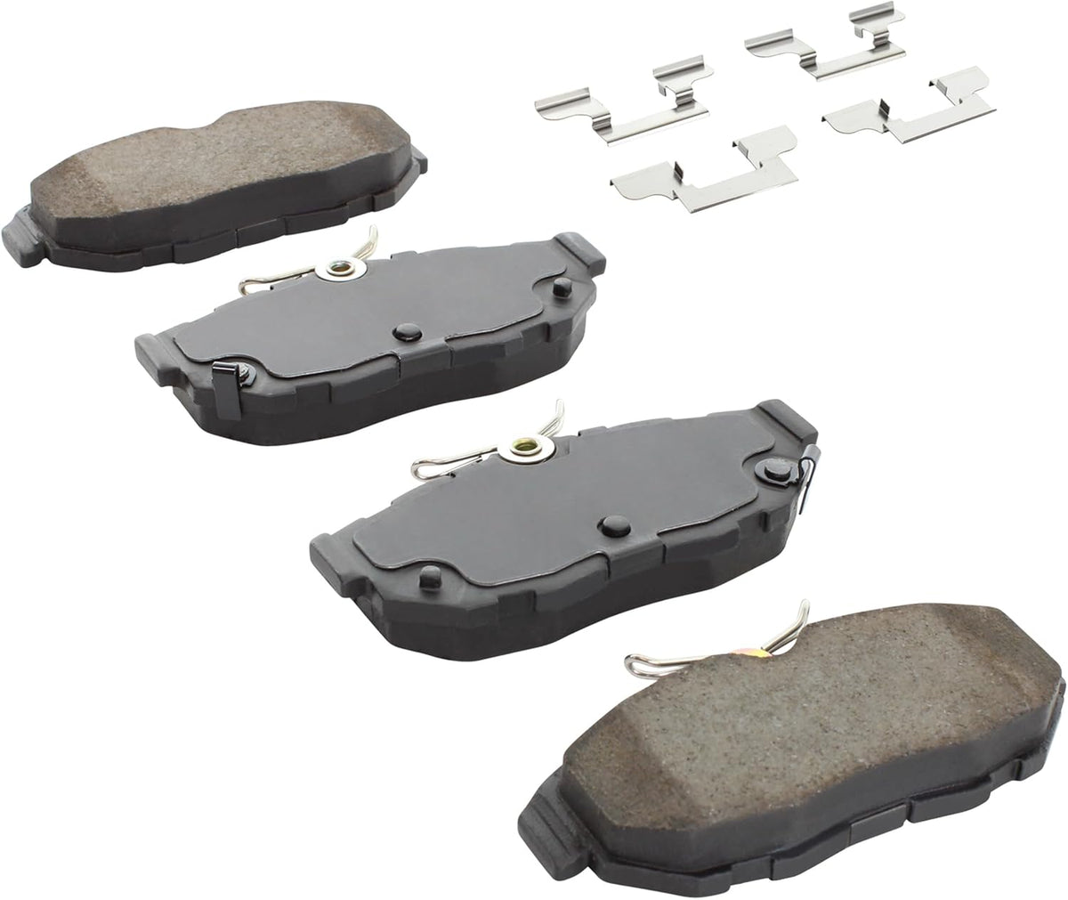 Premium Ceramic Rear Brake Pads (1001-1465C) Compatible with Ford Mustang 2011-2014