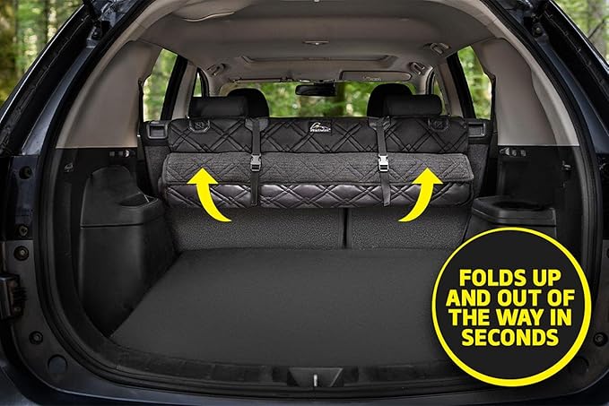Meadowlark SUV Cargo Liner Dog Seat Covers, Double Stitched & Extra Padded, Water Repellant, Anti Shock, Non-Slip, Car Cover Trunk Mat, Dog Accessories, Pet Car Seat Protector for Fur & Mud