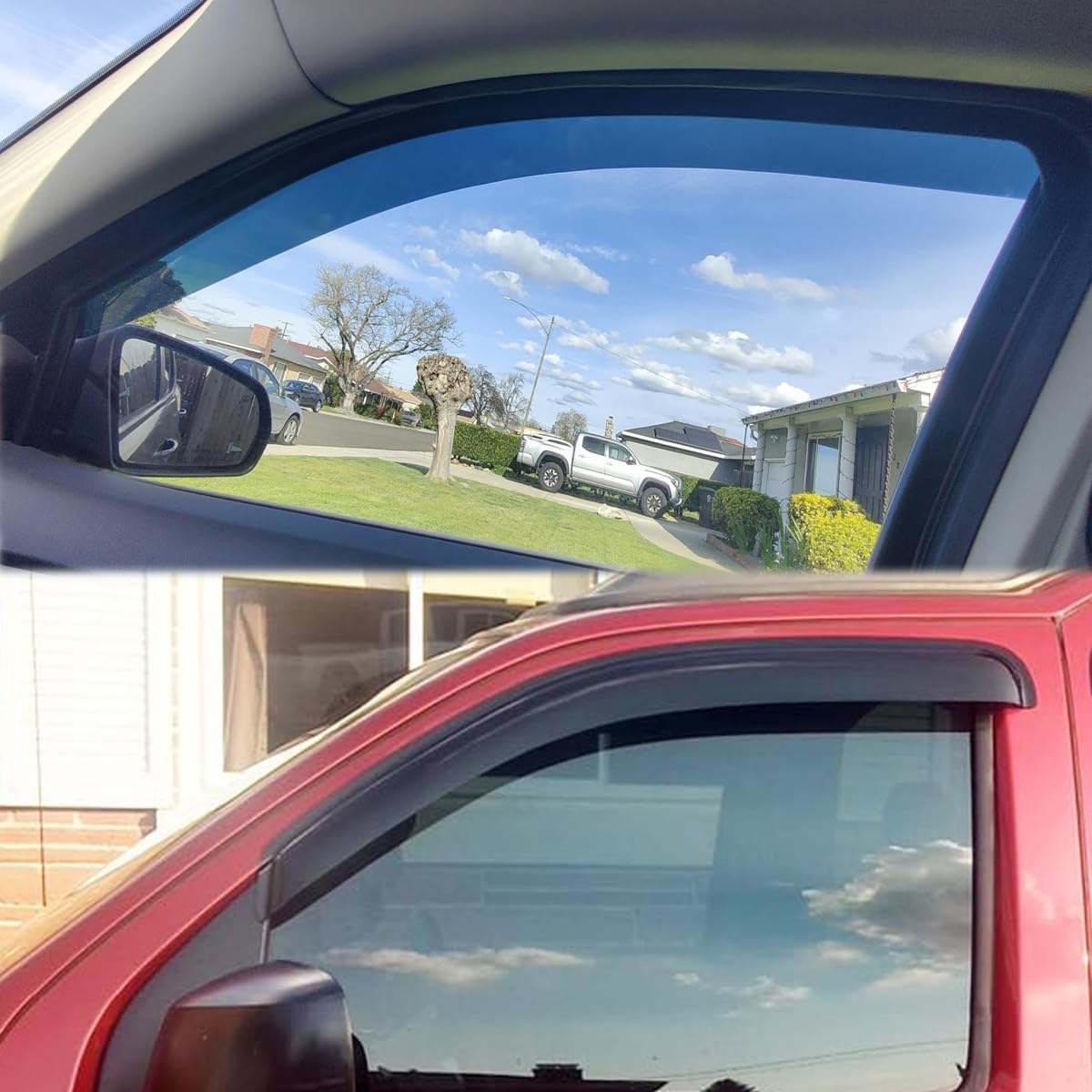 4pcs Original Shatterproof Window Wind Deflectors for Toyota Avalon 2019-2022,Rain Guards,Nice Looking Window Visors for Avalon 19-22 T188