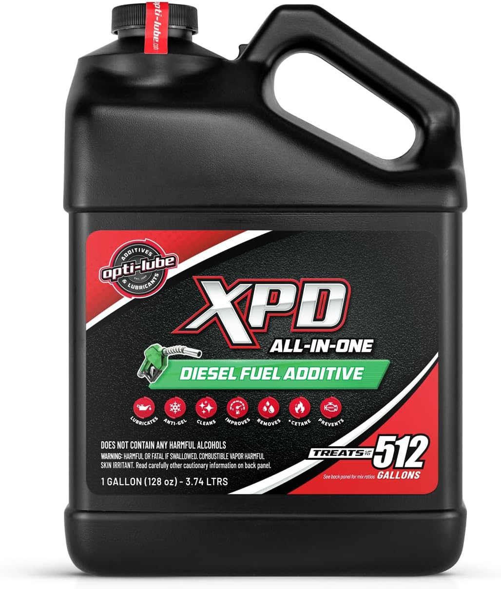 Opti-Lube XPD All-Season Diesel Fuel Additive - Gallon (1 Gallon (Treats 512 Gallons))