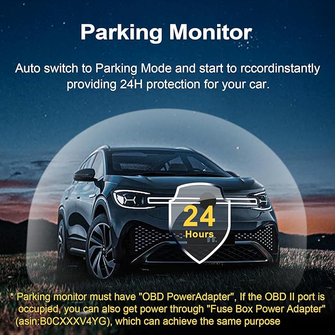 Mangoal 4K Dash Cam for Ford Explorer U625 2020 2021 2022 2023 2024, Base XLT ST_Line Limited Timberline Platinum King Ran(Model A), UHD 2160P Video, WiFi & App, Loop Recording, 64GB Card