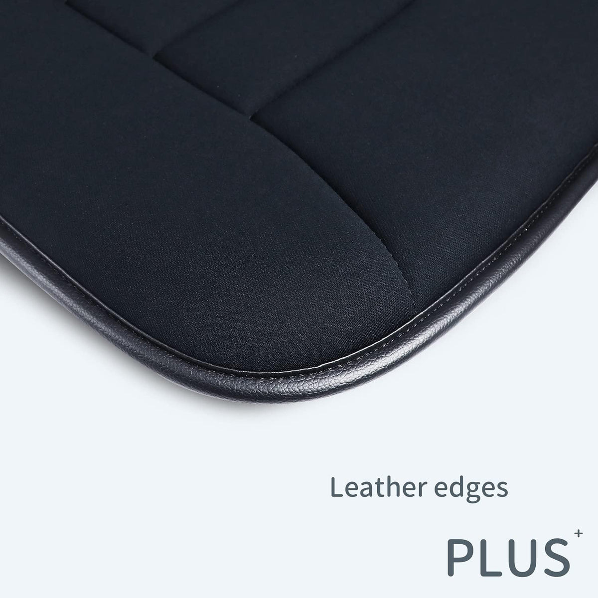 Thick Seat Cushion Memory Foam Car Seat Cushion Pad for Car Driver Seat Office Chair, Thickened Black