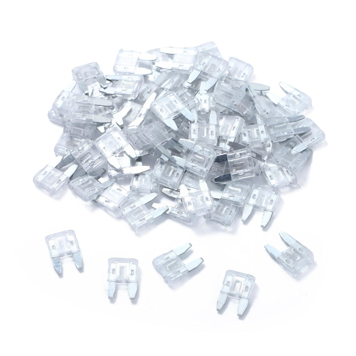 100 Pack Auto Fuses 25 AMP APM/ATM 32V Mini Blade Style Fuses 25A Short Circuit Protection Car Fuse (25 AMP)