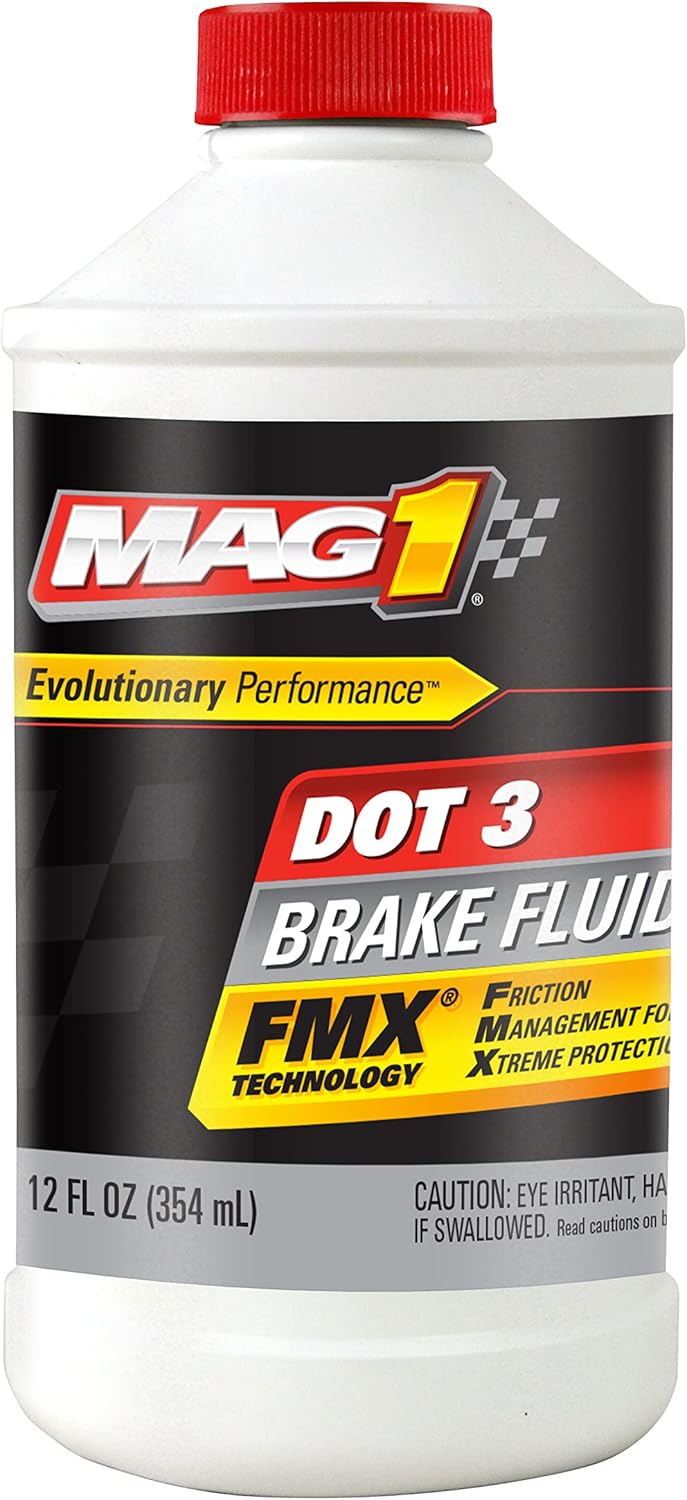00122 DOT3 Brake Fluid - 12 Ounces
