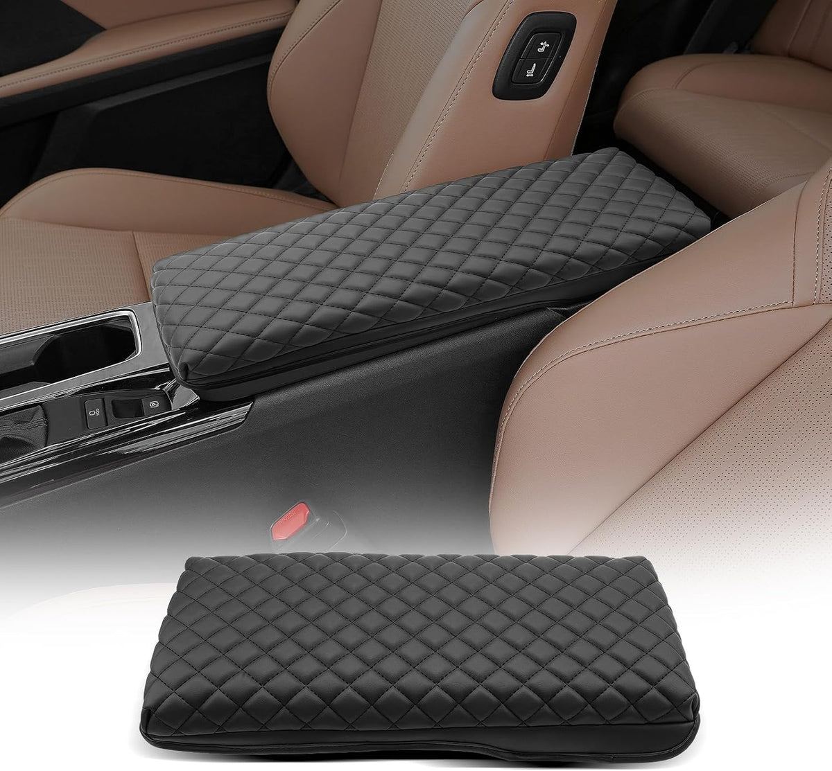 CDEFG for 2025 2026 Toyota Camry Center Console Cover Armrest Box Cover for Camry (LE, SE, XLE, XSE) Accessories Arm Rest Protector