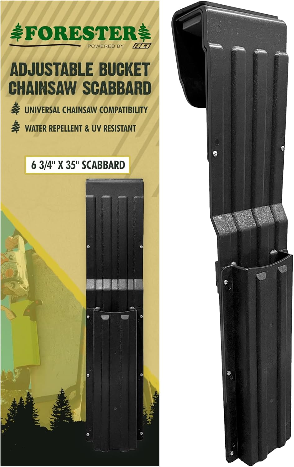 FORESTER Adjustable Bucket Chainsaw Scabbard | Chainsaw Holder for Bucket Truck Accessories