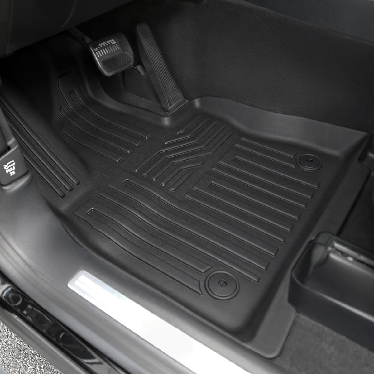 Floor Mats for 2020-2024 2025 Ford Explorer (7-seat), All Weather TPE Floor Mat Cargo Liner with Backrest Mat for Explorer ST/XLT Accessories