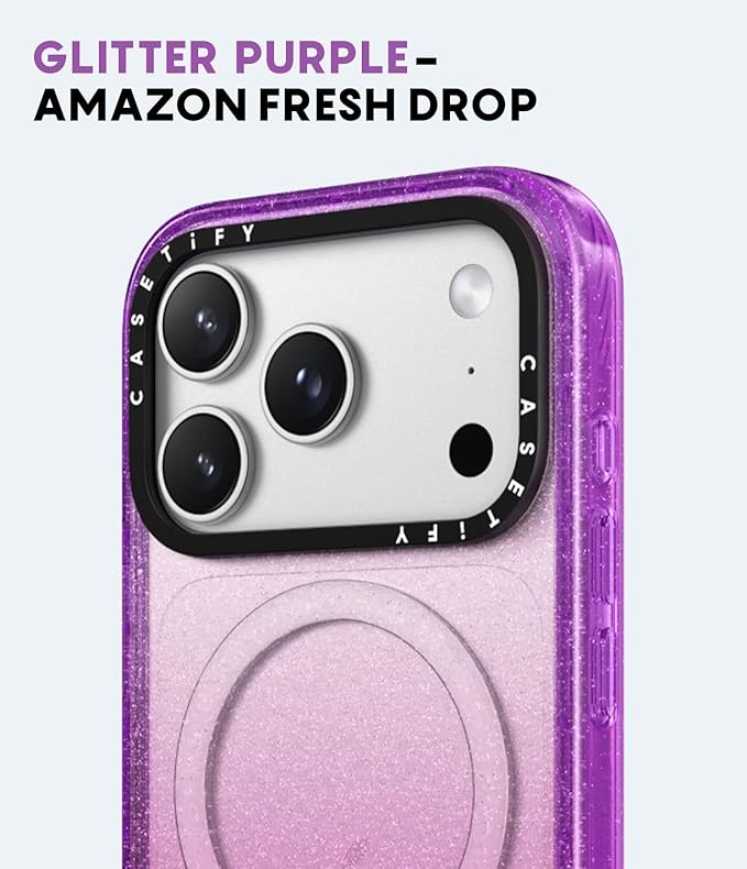 CASETiFY Impact iPhone 17 Case [Slim/Compatible with Magsafe / 8.2 ft. 4X Military Grade Drop Protection] - Spring Botanicals 2 - Clear Black