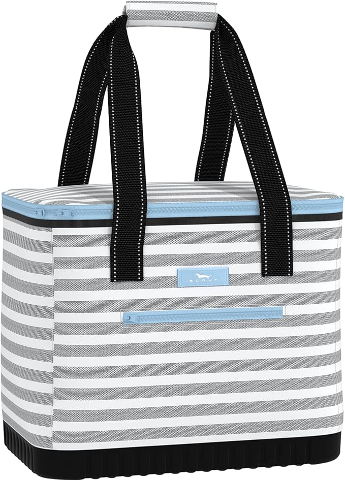 SCOUT The Stiff One - Large, Soft, Lightweight, Insulated Cooler with Hard Bottom, Beach, Family, Travel, Picnic Cooler