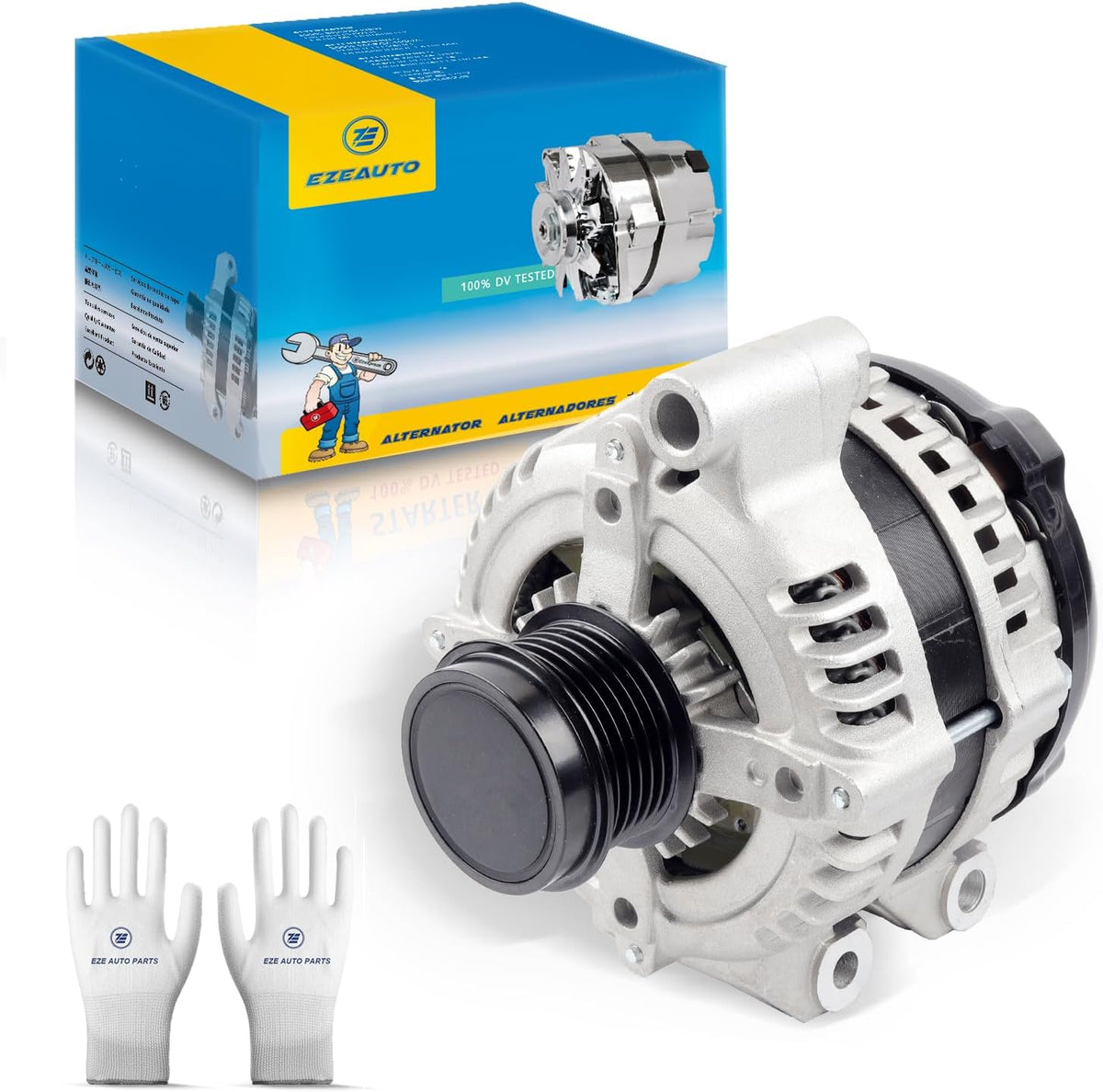 Ezexpreze Alternator Compatible with Chrysler 200 11-14, Town & Country alternator 11-16 & Dodge Avenger 11-14, Grand Caravan 11-20, Journey 11-19 & Ram C/V & VW Routan, V6 3.6L,11570N, 11570