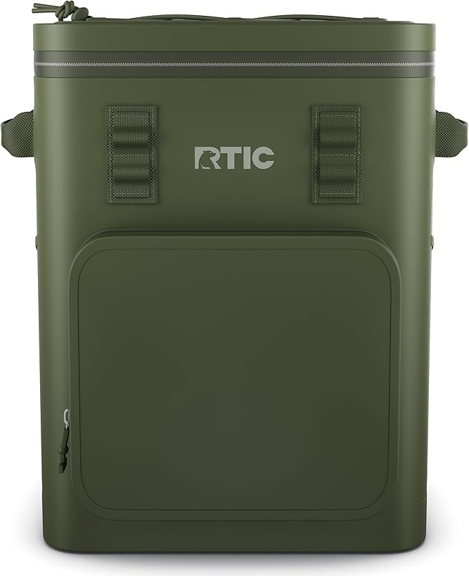 RTIC 24 Can Ultra-Tough Backpack Cooler, Insulated, Waterproof, Leak Proof, Portable Floating Bag for Beverage, Drink, Lunch, Outdoor, Beach, Car, Camping, Picnic, Fishing, Boat